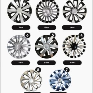 🚘 סט טאסות לרכב – עיצוב דמוי ג’אנט מגנזיום מידה 14