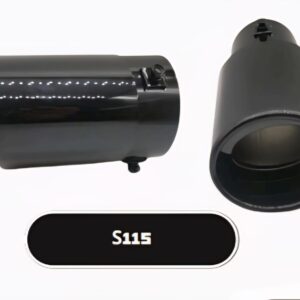 🔩 סופית אגזוז שחורה לרכב