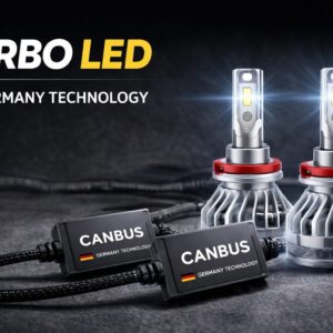 💡 נורות TURBO LED (טורבו לד) עוצמתיות לרכב – CANBUS + אחריות שנה