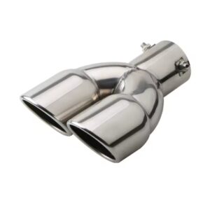 🔩 סופית אגזוז כפולה נירוסטה