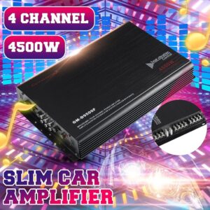 🔊 מגבר 4 ערוצים V22 – עוצמתי 4500W