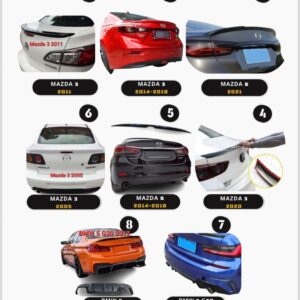 🏁 ספויילר אחורי תואם מקור למגוון רכבים