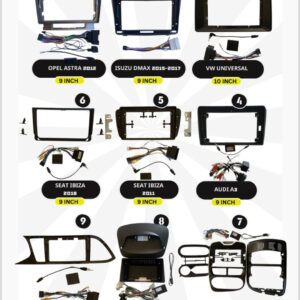 פאנל פלסטיקה רנו / סיאט / אוודי / איסוזו / אופל / VW