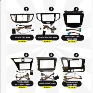 פאנל פלסטיקה להונדה ייעודי להתקנת מערכת מולטימדיה ברכב