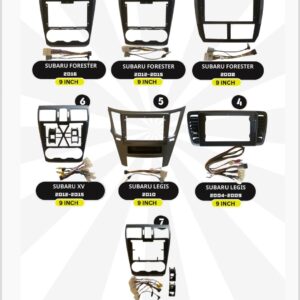 פאנל פלסטיקה לסובארו ייעודי להתקנת מערכת מולטימדיה ברכב