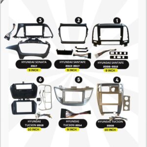 🖥 פאנל פלסטיקה ליונדאי ייעודי להתקנת מערכת מולטימדיה ברכב