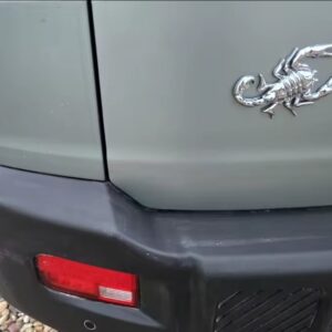 סמל קשיח דקורטיבי לרכב עקרב נירוסטה