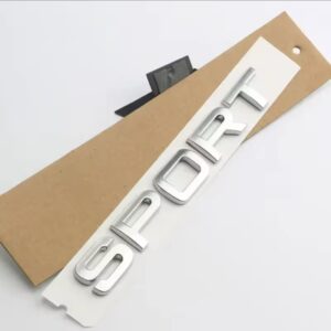 סמל קשיח דקורטיבי לרכב ספורט ניקל