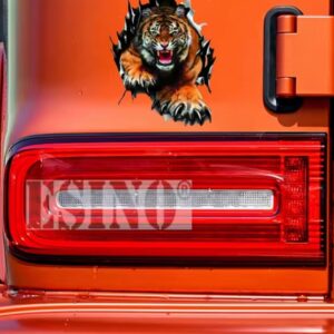 🏷 מדבקת סיליקון לקישוט הרכב טיגריס