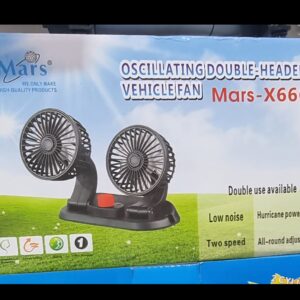 מאוורר זוגי לרכב מתכוונן 360°