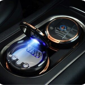 🚬 מאפרה Premium לרכב עם תאורה