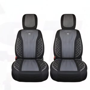 ✨️ ריפודים כיסויים בד לכל הרכב דגם SPT שחור אפור