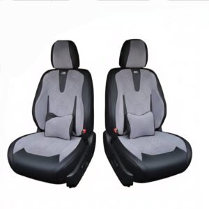 ✨️ ריפודים לרכב כיסויים למושבים עור משולב - Urban Black & Grey Edition