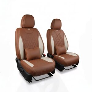 ✨️ ריפודים לרכב כיסויים למושבים עור - Luxury Brown Elite