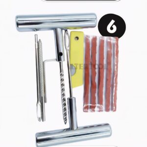 🛠️ סט תיקון פנצ'ר מקצועי ברזל – תולעת